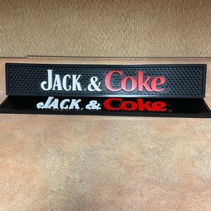 Jack and coke bar mat